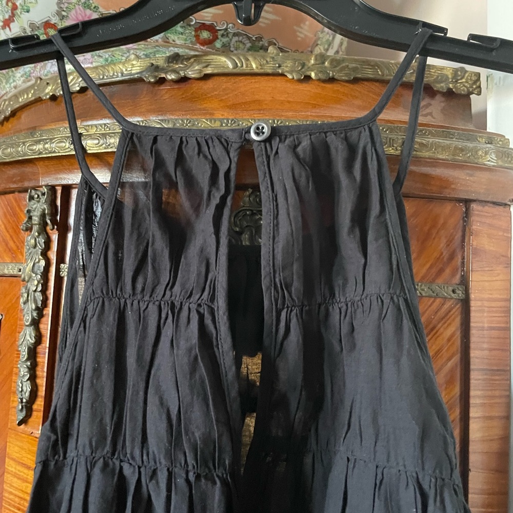 Free People black adorable top